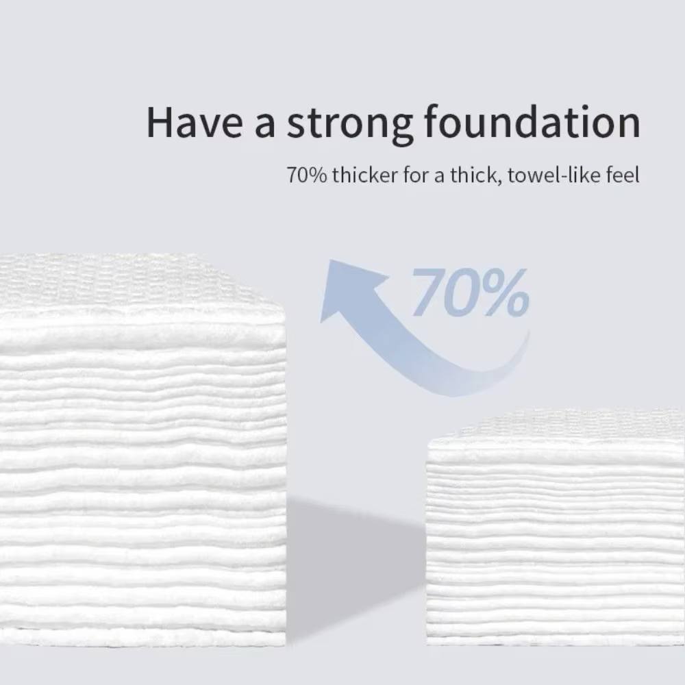 Aquaritmo™ Organic Cotton Wipes — 100pcs | Soft, Natural & Disposable