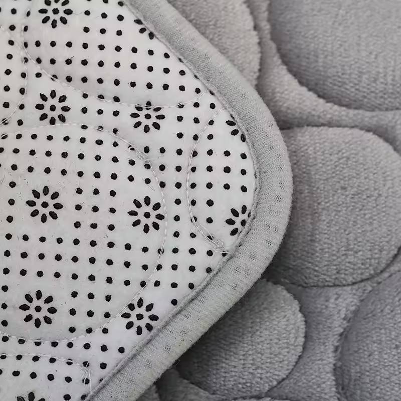 Aquaritmo™ Non-Slip Bath Mat Set — 2pcs | Memory Foam, Stone Pattern